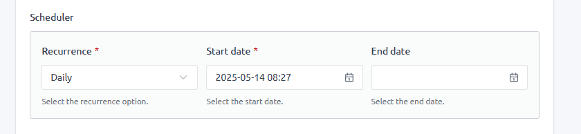 Scheduler.