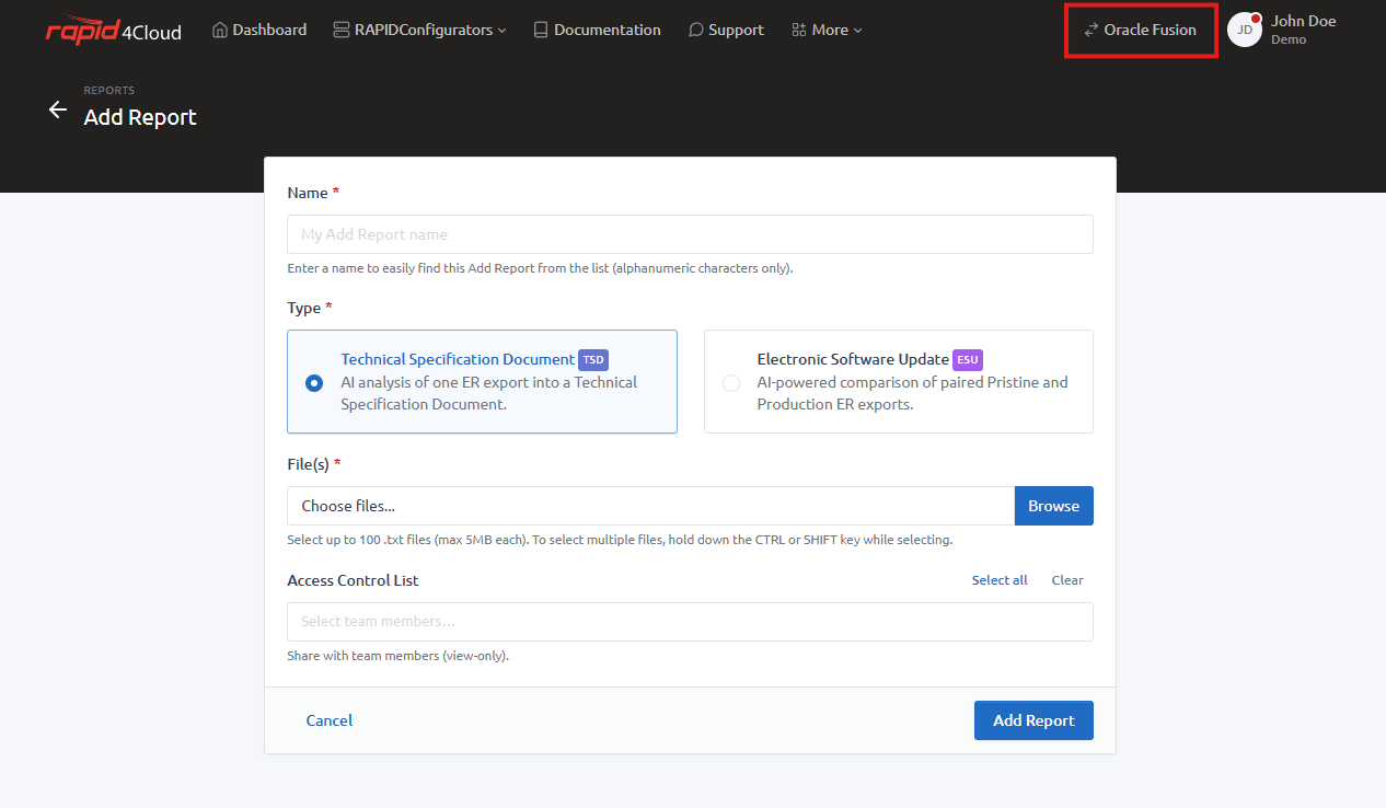 Added AI-generated report analysis for ESU and TSD reports.